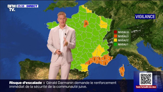 De faibles pluies prévues sur les côtes de la Manche et le soleil qui s'impose partout ailleurs... la météo de ce samedi 3 août