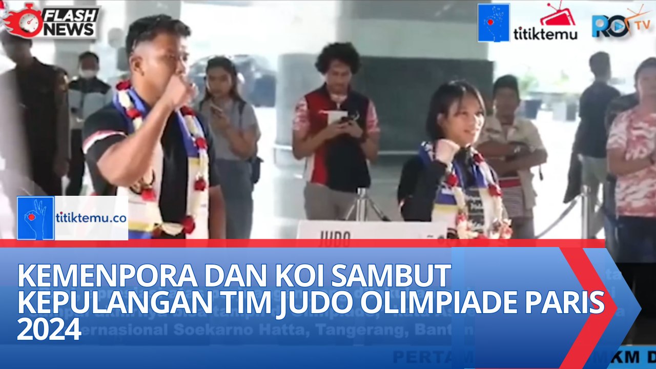 Kemenpora dan KOI Sambut Kepulangan Tim Judo Olimpiade Paris 2024