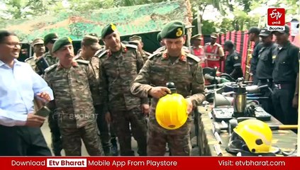 విపత్తు నిర్వహణ బృందాల మాక్‌డ్రిల్‌ - ఆకట్టుకున్న ఆర్మీ, ఎన్​డీఆర్​ఎఫ్​ల విన్యాసాలు