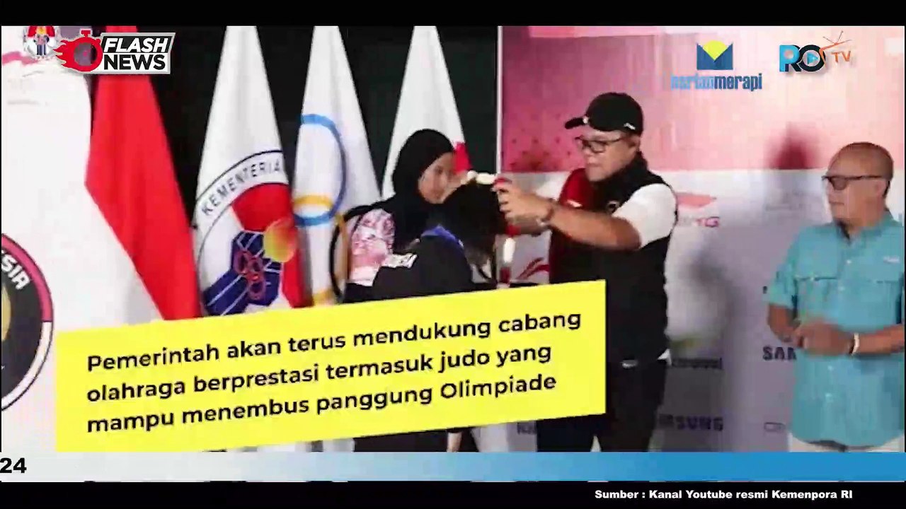 Kemenpora Jemput Kepulangan Kontingen Judo Indonesia dari Olimpiade Paris 2024