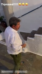 Γιώργος Λιάγκας: Στην Τήνο με τον Γιάννη Λάτσιο