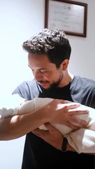 Watch: Jordan's Crown Prince Hussein and Princess Rajwa welcome first child