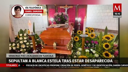 Familiares realizan la sepultura de Blanca Estela, joven 'levantada' en centro nocturno de Tlaxcala