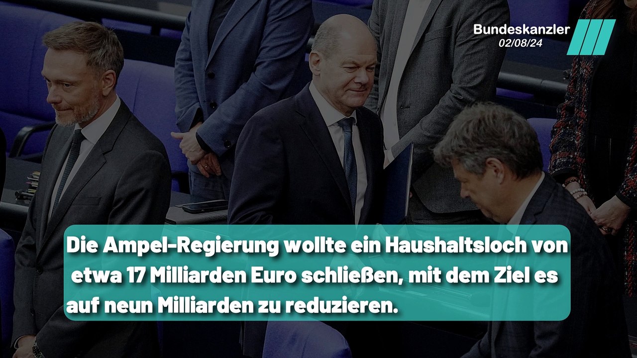Ampel-Regierung Im Kampf gegen ein Haushaltsloch
