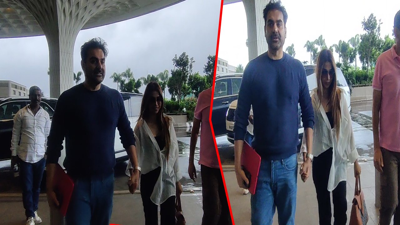 Arbaaz Khan, Wife Sshura Khan के साथ Pregnancy Rumours के बीच हुए Spot, हाथ में हाथ डाले दिखे खुश