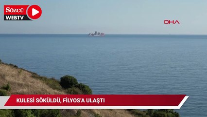 Kulesi söküldü, Filyos'a ulaştı