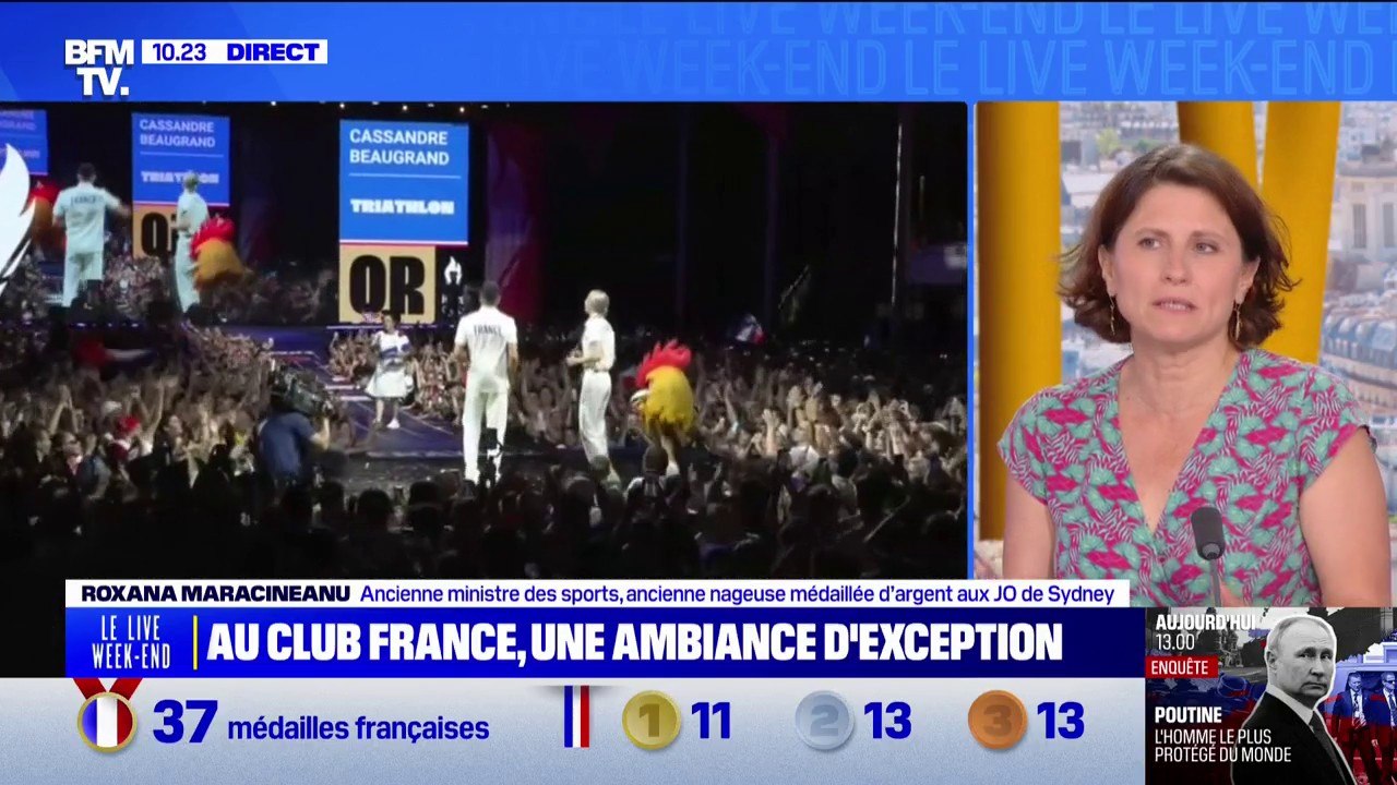 Roxana Maracineanu, ancienne ministre des Sports: "Je trouve que c'est des Jeux d'une générosité extraordinaire"