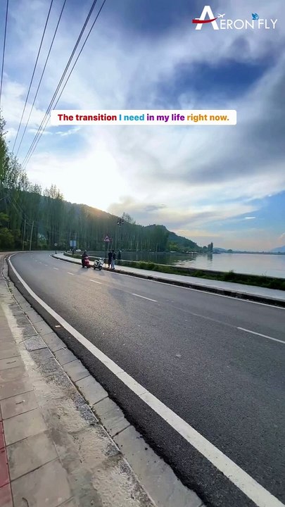 The transition I need in my life right now.⛰️| AeronFly Travel | Make Your Safar Suhana