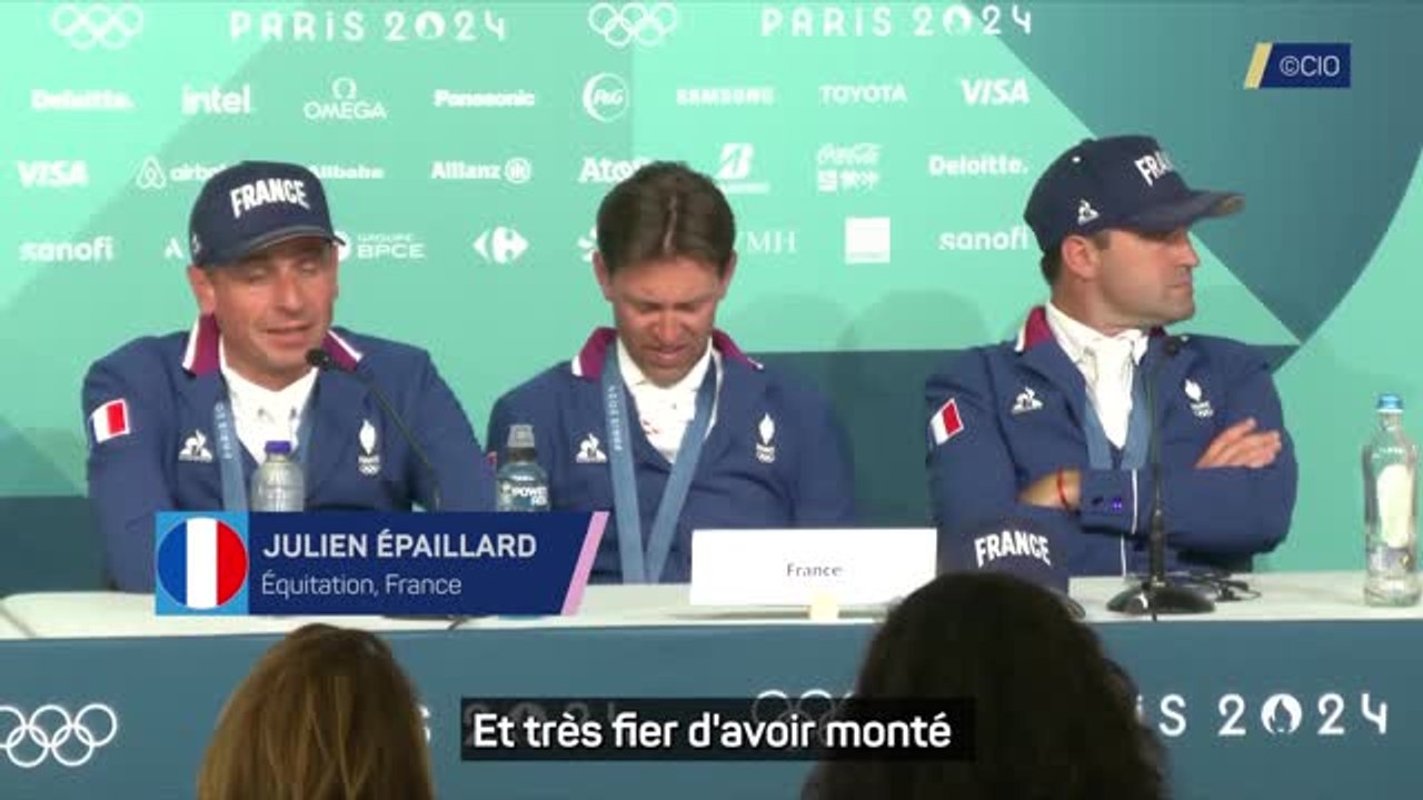 Paris 2024 - Épaillard : "Très fier d'avoir monté deux chevaux qui sont sur le podium"