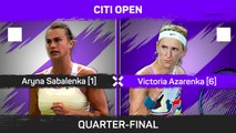 Sabalenka reaches first Citi Open semi-final