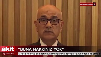Gazze’deki katliamı kınamayanların hayvan sevgisinden söz etme hakları yok