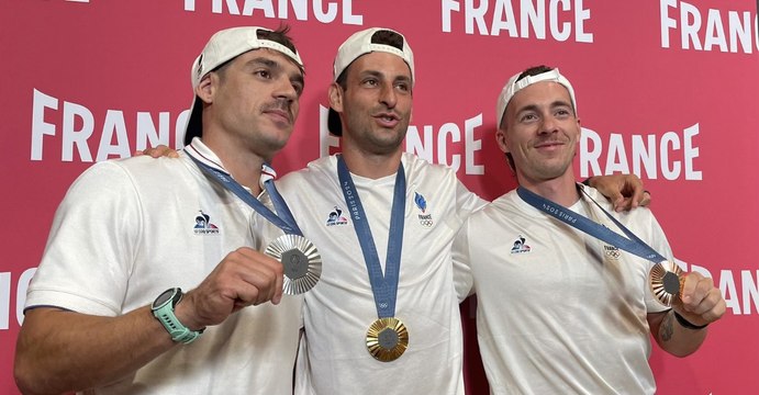 Cyclisme - Paris 2024 - Joris Daudet, en Or au BMX Racing : On va célébrer ça avec Teddy Riner et Léon Marchand