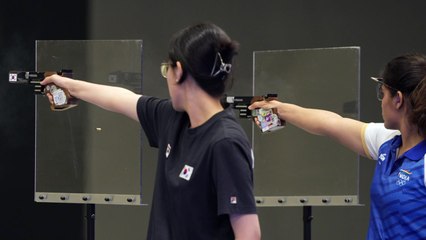 양지인, 25m 권총 '금빛 명중'...우리나라 '8호 금메달' / YTN