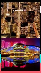 New York city and Hangzhou city