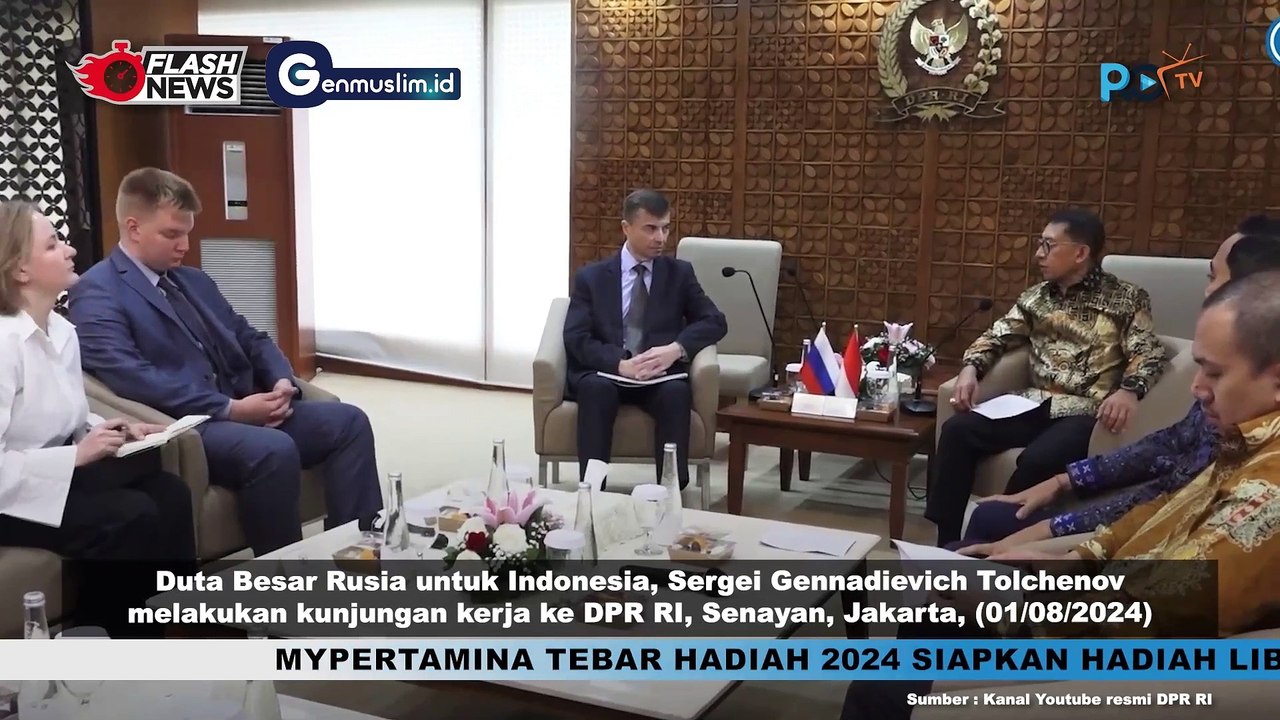 Duta Besar Rusia untuk Indonesia, Sergei Gennadievich Tolchenov Lakukan KunKer ke DPR RI
