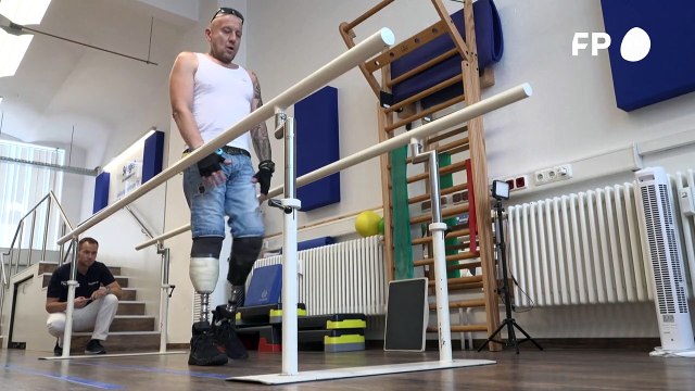 Verwundete Ukrainer können mit deutschen Prothesen wieder laufen