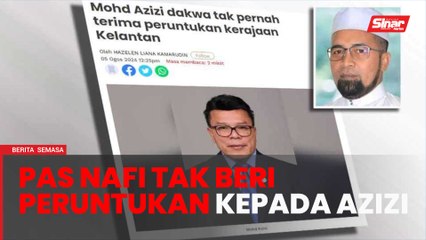 Tải video: Pas nafi dakwaan bekas ADUN Nenggiri tidak terima peruntukan