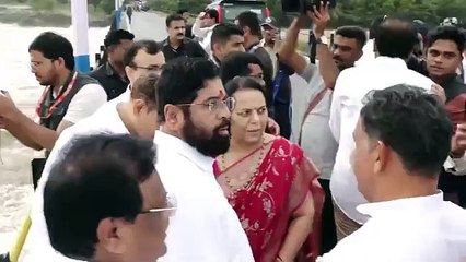 सीएम शिंदे यांनी स्वत: बाधित भागाची पाहणी केली