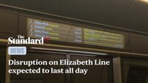 Disruption On Elizabeth Line Expected To Last All Day