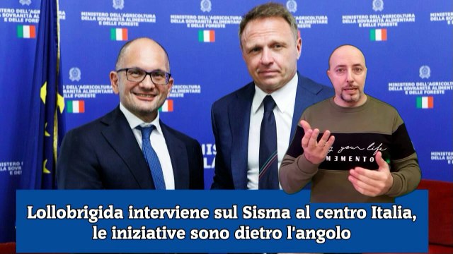Lollobrigida interviene sul Sisma al centro Italia, le iniziative sono dietro l'angolo