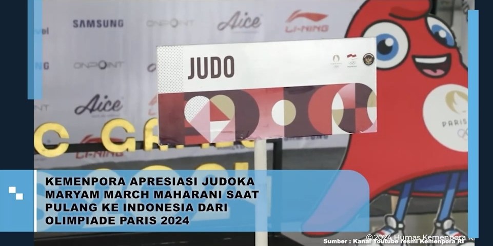 Kemenpora Apresiasi Judoka Maryam March Maharani saat Pulang ke Indonesia dari Olimpiade Paris 2024