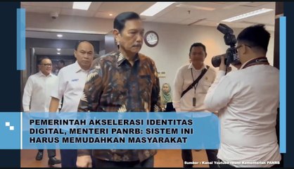 Pemerintah Akselerasi Identitas Digital, Menteri PAN RB: Sistem Ini Harus Memudahkan Masyarakat