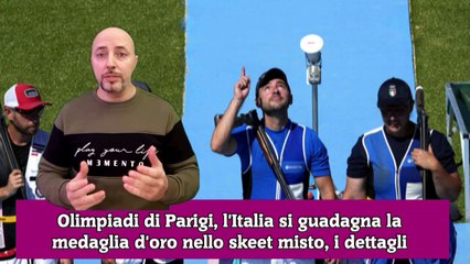 Olimpiadi di Parigi, l'Italia si guadagna la medaglia d'oro nello skeet misto, i dettagli