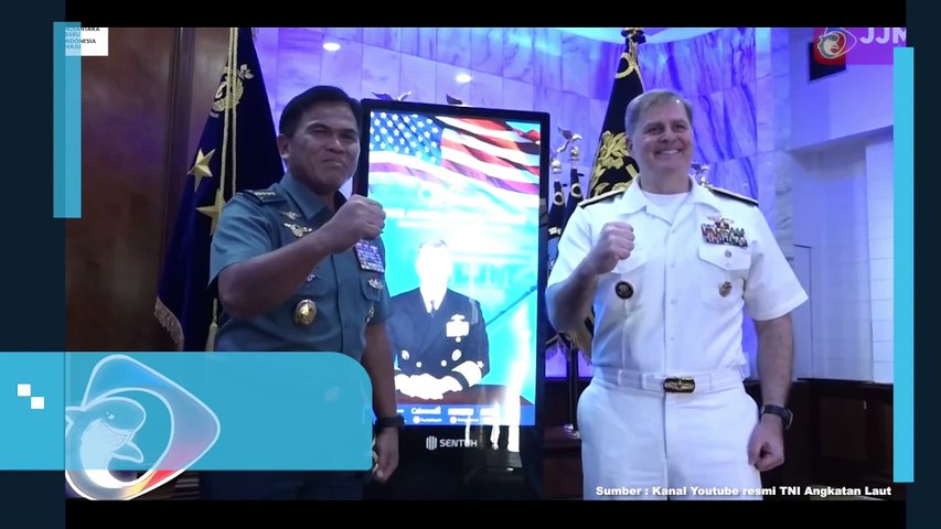 KSAL LAKSAMANA TNI MUHAMMAD ALI TERIMA KUNJUNGAN PANGLIMA ARMADA KE-7 AL AMERIKA SERIKAT