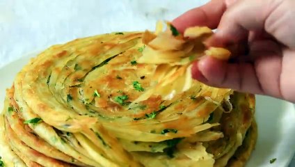 Crispy Multilayered Garlic Paratha