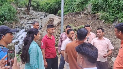 टिहरी में बारिश से बिगड़े हालात, प्रशासन ने लिया जायजा