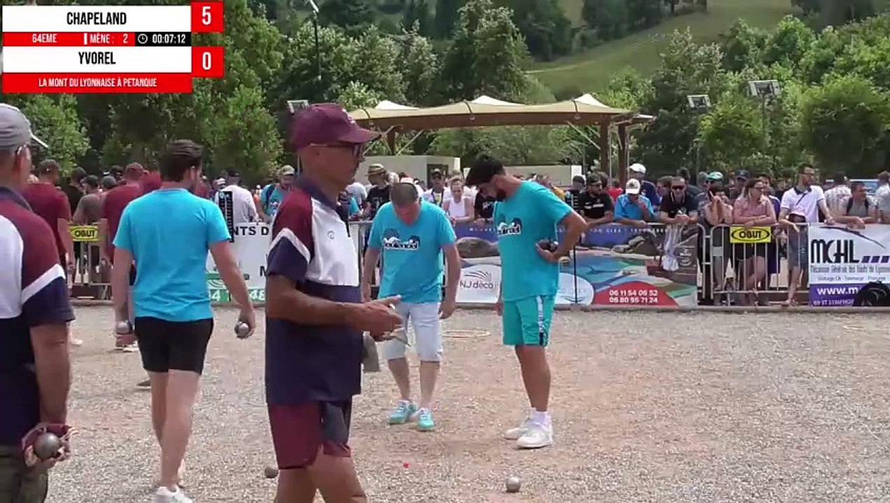 Saint-Symphorien-sur-Coise : La mont du Lyonnaise à pétanque 2024 Triplette Ouvert à Tous (4)