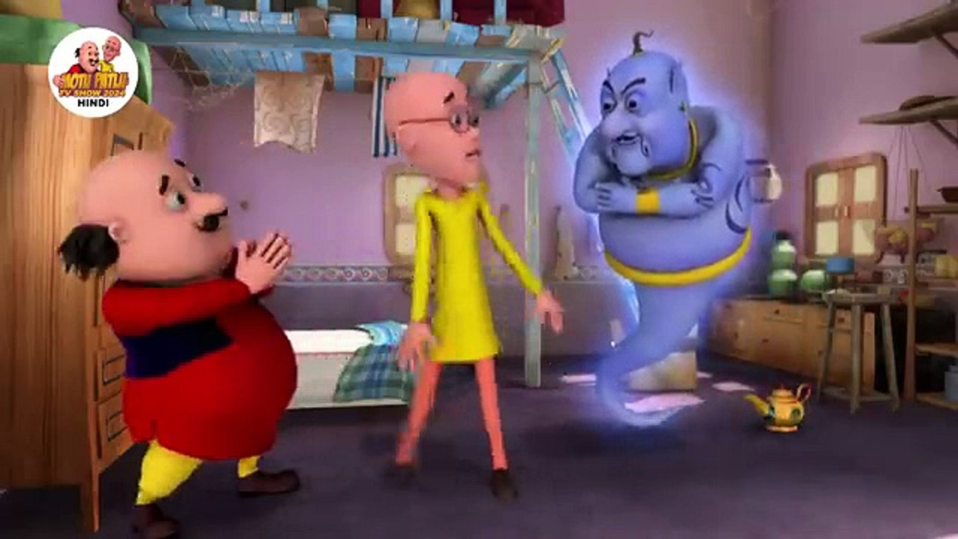 Magical Jinn Comedy Funny Cartoon Full Episode 33 Motu Pat