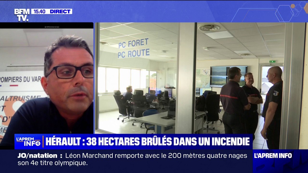 "Les sapeurs-pompiers du Var sont en alerte" face au risque d'incendie, explique le lieutenant colonel Michel Seitz