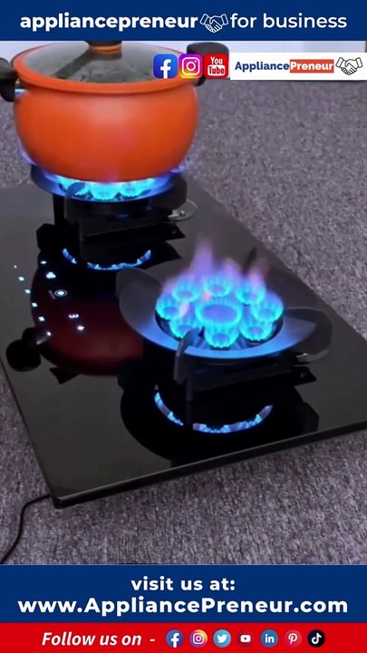 Liftable Double Gas Stove #appliances Experience the pinnacle of convenience with our Liftable Double Gas Stove Elevate your culinary game as you discover the seamless fusion of efficiency and style. Effortlessly a