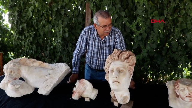 Laodikya Antik Kenti'nde renkli 'Skylla Grubu' heykelleri bulundu