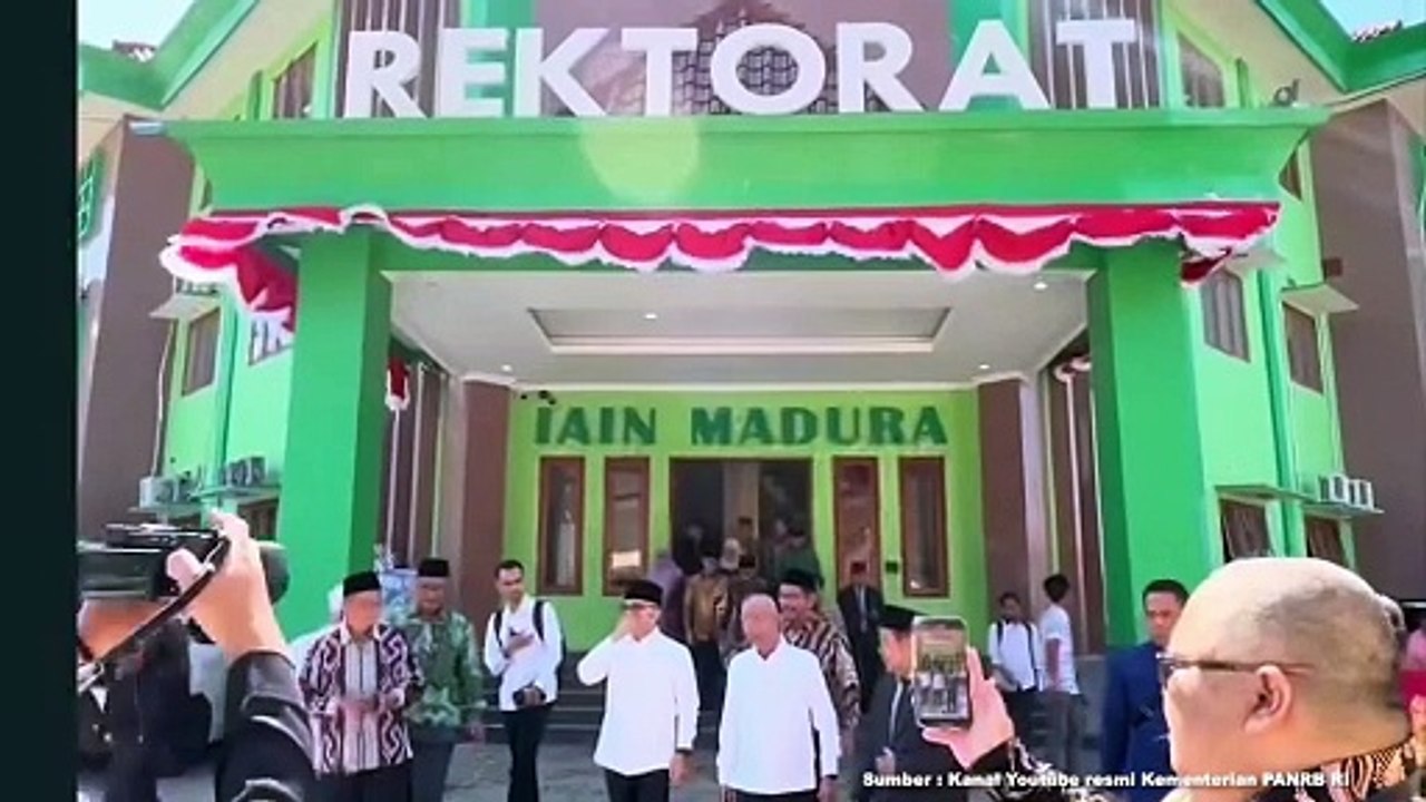 SAMBANGI IAIN MADURA, MENTERI ANAS: KEMBANGKAN SISTEM PENDIDIKAN ISLAM UNTUK KEMAJUAN BANGSA