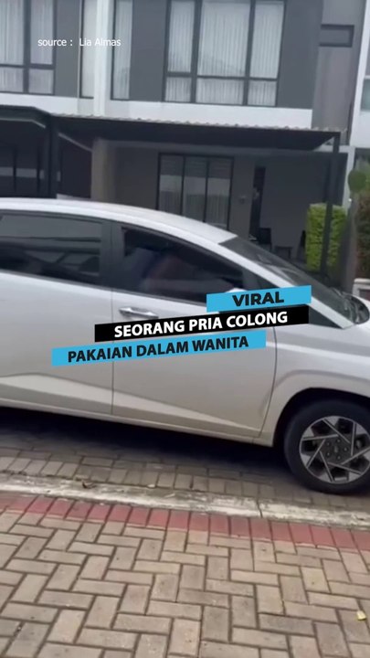Seorang Pria Mencuri Pakaian Dalam Wanita