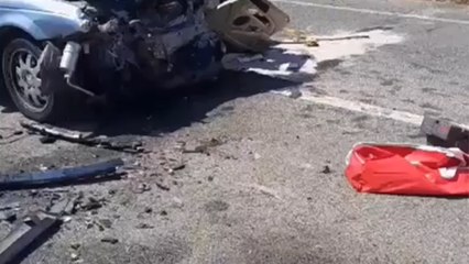 Vídeo del accidente mortal ocurrido este sábado en Casabermeja (Málaga).