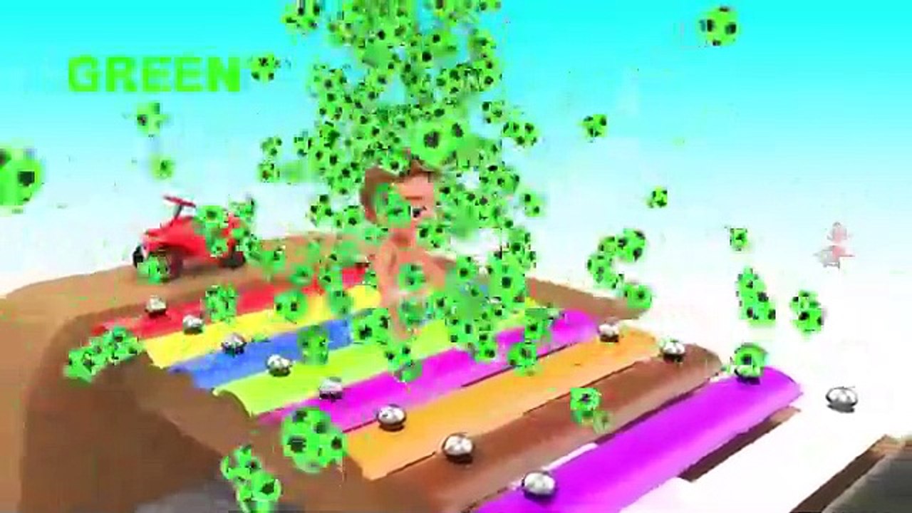 Soccer Balls Mini Golf Game Play by Little Baby...