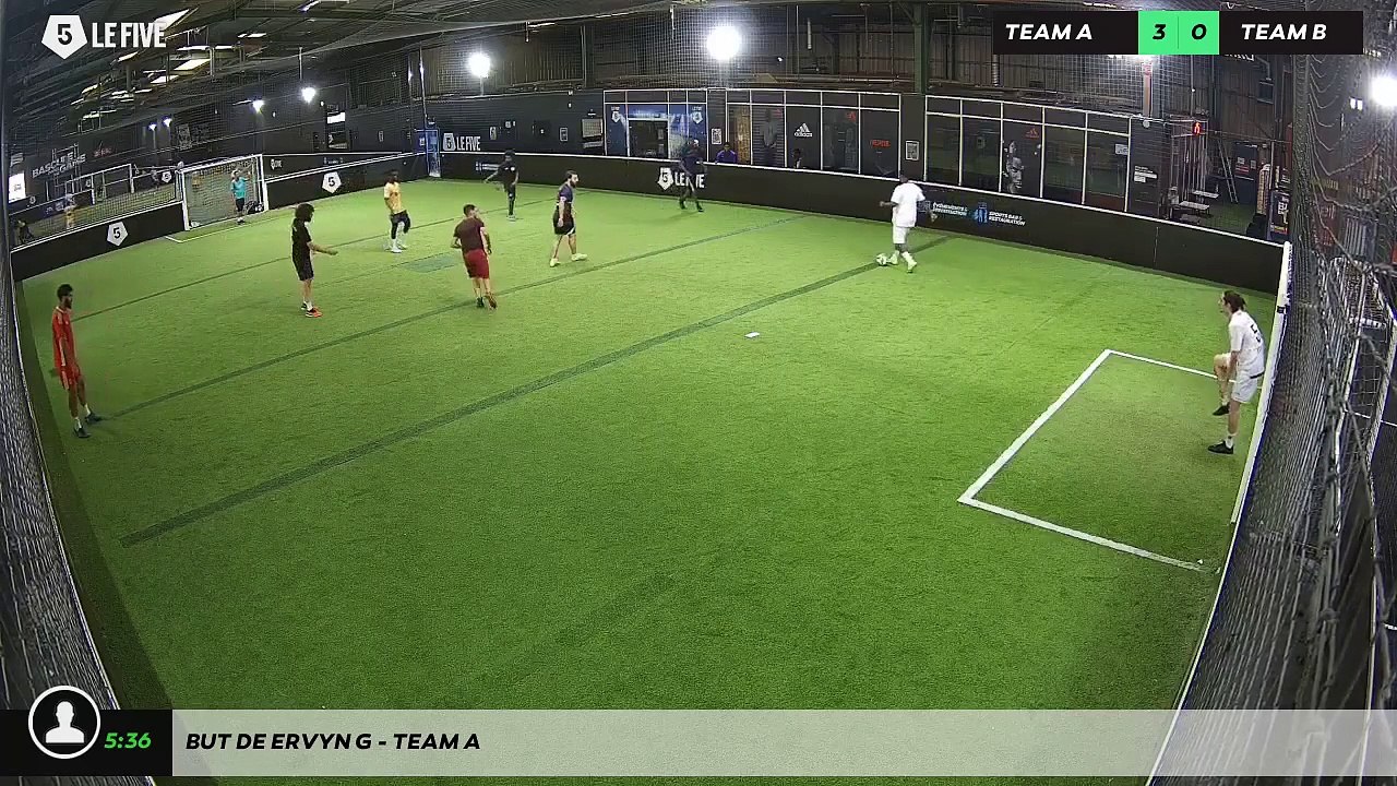 But de Ervyn G - Team A