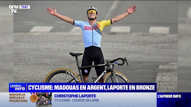 JO de Paris - Cyclisme: médaille d'argent pour Valentin Medouas et médaille de bronze pour Christophe Laporte à l'issue de l'épreuve de course en ligne