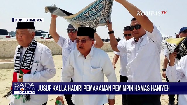 Jusuf Kalla Hadiri Pemakaman Pemimpin Hamas Haniyeh di Doha, Qatar