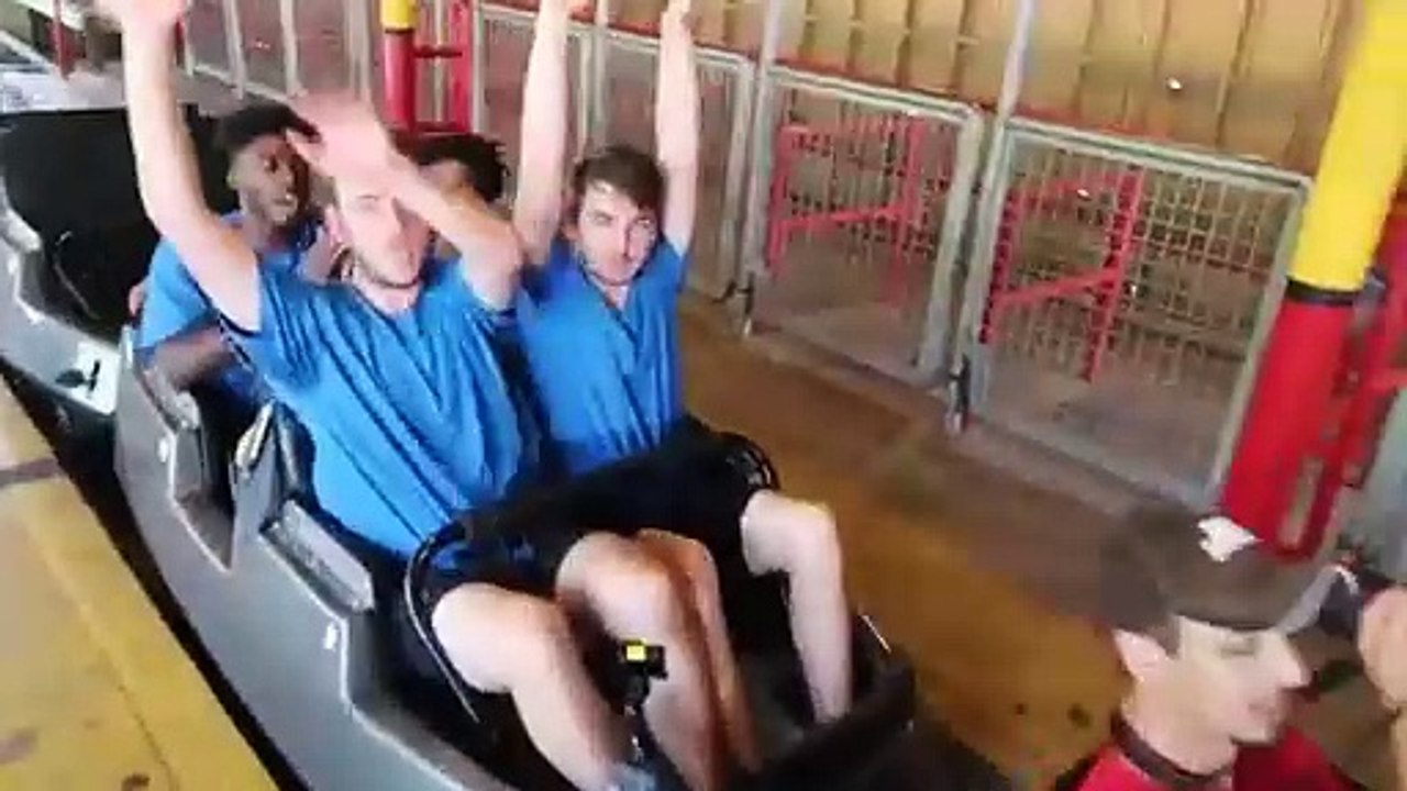 Last to Leave Roller Coaster Win $20,000 _ challenge! #Mr Beast
