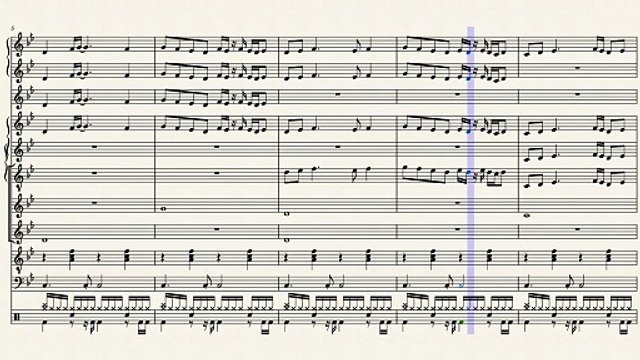 النوتة الموسيقية ,,,,مع الالات,,لرائعة فريد الاطرش,,,,وحياة عينيكى,,,تدوين ماهر الغمرى