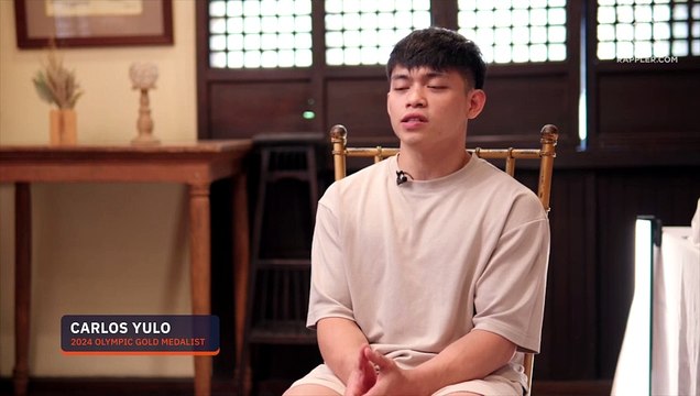 Olympic gold medalist Carlos Yulo says he has learned to find the right motivation before #Paris2024