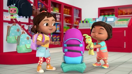 Ninas First Day of School  CoComelon Nursery Rhymes  Kids Songs AD_