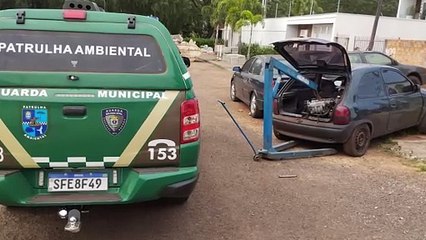 Mecânico em posse de Corsa furtado é preso pela Patrulha Ambiental da Guarda Municipal