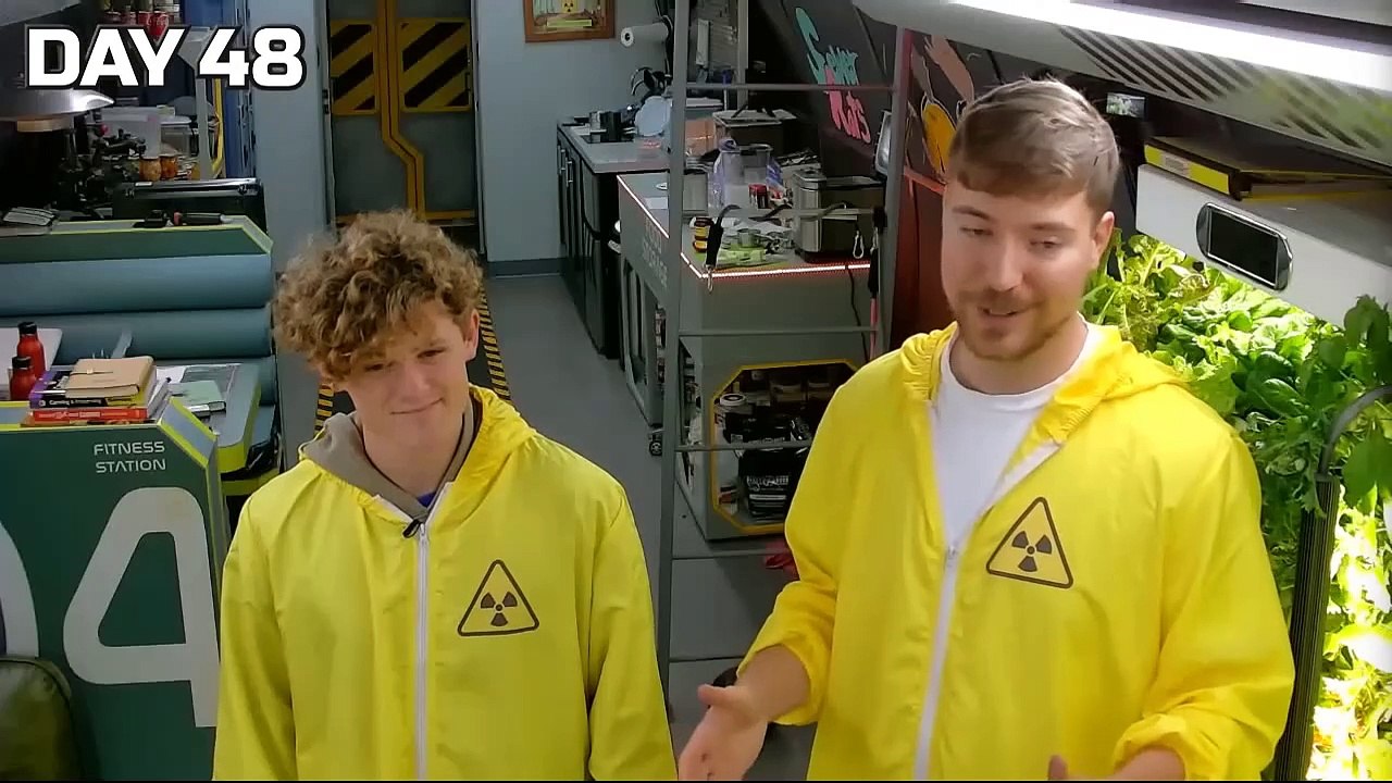 Survive 100 Days In Nuclear Bunker, Win $500,000 ! MrBeast Hindi ! MrBeast Urdu ! #Beastsvideos