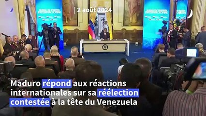 Venezuela: Maduro dénonce un "coup d'Etat" mené par les Etats-Unis