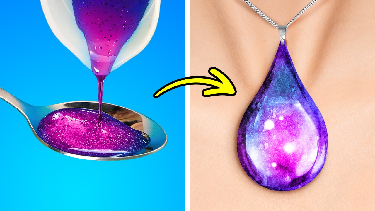 BIJOUX EN RÉSINE ÉPOXY À FAIRE SOI-MÊME : ACCESSOIRES FAITS MAIN ABORDABLES ET MAGNIFIQUES ✨